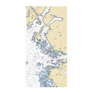 Eliason Harbor (Sitka, AK) NOAA Chart Towel