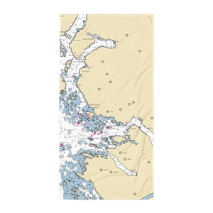 Petro Marine Sitka (Sitka, AK) NOAA Chart Towel