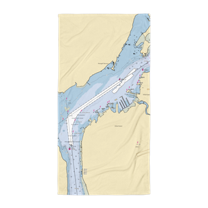 Piston and Rudder Services (Petersburg, AK) NOAA Chart Towel