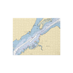 Petersburg Harbor (Petersburg, AK) NOAA Chart Jigsaw Puzzle