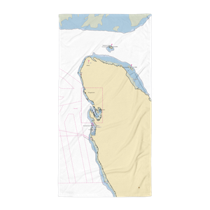 Wrangell Harbor Master (Wrangell, AK) NOAA Chart Towel