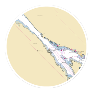 Port of Ketchikan (Ward Cove, AK) NOAA Chart Sticker