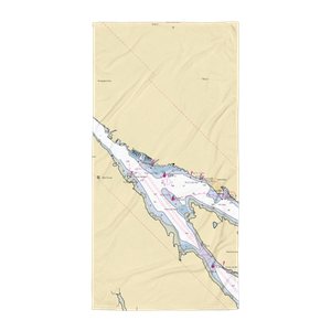 Ketchikan Moorage (Ward Cove, AK) NOAA Chart Towel