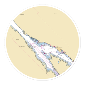 Ketchikan Moorage (Ward Cove, AK) NOAA Chart Sticker