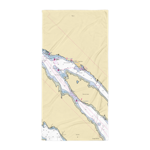 Ketchikan Yacht Club (Ward Cove, AK) NOAA Chart Towel