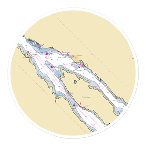 Ketchikan Yacht Club (Ward Cove, AK) NOAA Chart Sticker