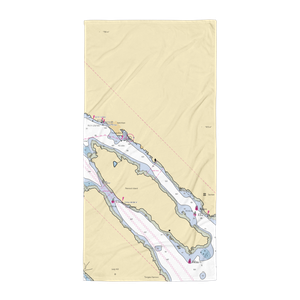 Petro Marine Ketchikan (Ward Cove, AK) NOAA Chart Towel