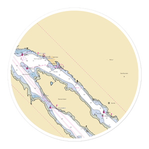 Petro Marine Ketchikan (Ward Cove, AK) NOAA Chart Sticker