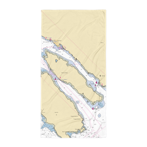 Doyon's Landing (Ward Cove, AK) NOAA Chart Towel