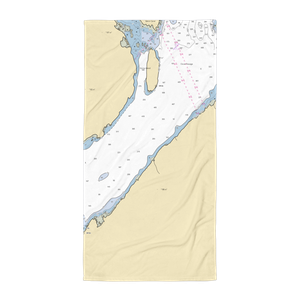 Salmon Falls Resort (Ketchikan, AK) NOAA Chart Towel