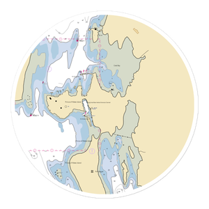 Craig Harbor (Craig, AK) NOAA Chart Sticker