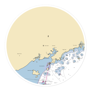 Crocker's Boat Yard Inc (Marblehead, MA) NOAA Chart Sticker