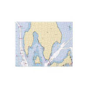 Herreshoff Marine Museum (Bristol, RI) NOAA Chart Jigsaw Puzzle