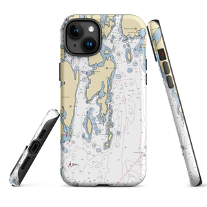 Linekin Bay Resort (East Boothbay, ME) NOAA Chart  Tough iPhone Case