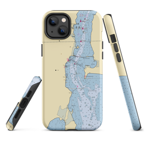 Rouses Point Yacht Club (Alburg, VT) NOAA Chart  Tough iPhone Case