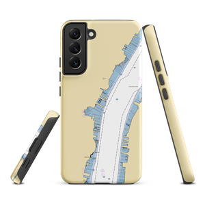 Lincoln Harbor Yacht Club (Hoboken, NJ) NOAA Chart Samsung Phone Case