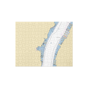 Lincoln Harbor Yacht Club (Hoboken, NJ) NOAA Chart Jigsaw Puzzle