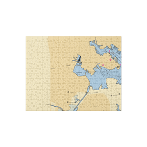 Middle Branch Moorings (Baltimore, MD) NOAA Chart Jigsaw Puzzle