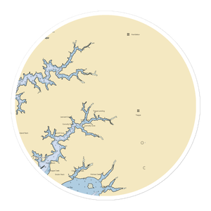 Dickerson Harbor (Trappe, MD) NOAA Chart Sticker