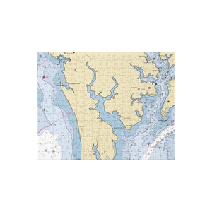 Grays Inn Creek Marina (Rock Hall, MD) NOAA Chart Jigsaw Puzzle