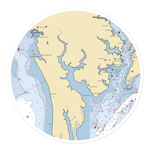 Grays Inn Creek Marina (Rock Hall, MD) NOAA Chart Sticker