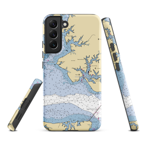 Carter's Cove Marina (Church View, VA) NOAA Chart Samsung Phone Case