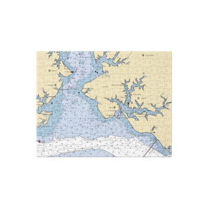 Carter's Cove Marina (Church View, VA) NOAA Chart Jigsaw Puzzle