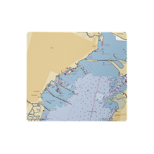 City of Miami Marinas (Miami, FL) NOAA Chart  Gaming Mouse Pad