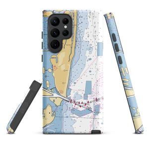 Yacht Haven Grande Miami at Island Garden (Miami, FL) NOAA Chart Samsung Phone Case