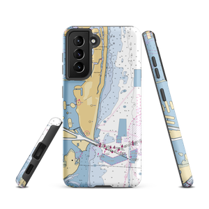 Yacht Haven Grande Miami at Island Garden (Miami, FL) NOAA Chart Samsung Phone Case