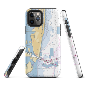 Yacht Haven Grande Miami at Island Garden (Miami, FL) NOAA Chart  Tough iPhone Case