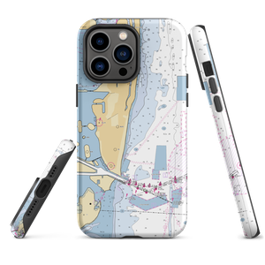 Yacht Haven Grande Miami at Island Garden (Miami, FL) NOAA Chart  Tough iPhone Case