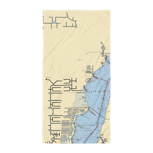 Paradise Marina (Cape Coral, FL) NOAA Chart Towel