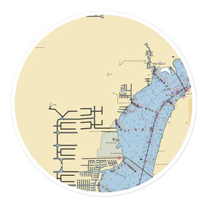 Paradise Marina (Cape Coral, FL) NOAA Chart Sticker