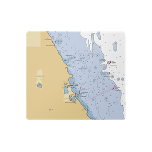 59th Street Harbor, the Chicago Harbors (Arlington Heights, IL) NOAA Chart  Gaming Mouse Pad