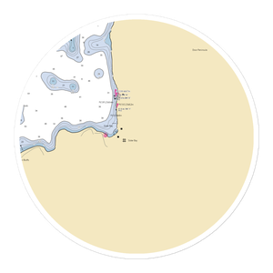 Sister Bay Marina (Sister Bay, WI) NOAA Chart Sticker