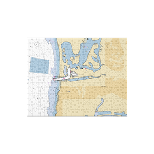 Marina Village Marina (San Diego, CA) NOAA Chart Jigsaw Puzzle