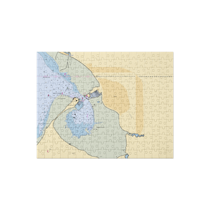 Blaine Harbor (Custer, WA) NOAA Chart Jigsaw Puzzle