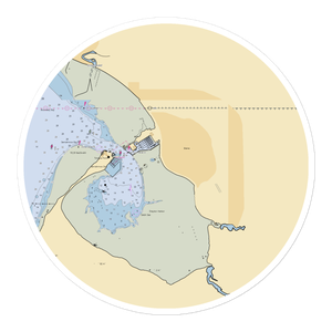 Blaine Harbor (Custer, WA) NOAA Chart Sticker