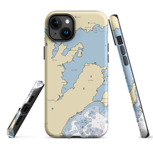 Mid-Harbor Launch and Moorings (Salem, MA) NOAA Chart  Tough iPhone Case