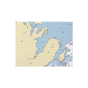 Mid-Harbor Launch and Moorings (Salem, MA) NOAA Chart Jigsaw Puzzle