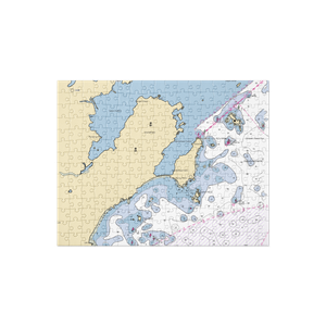 Boston Yacht Club (Salem, MA) NOAA Chart Jigsaw Puzzle