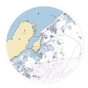 Corinthian Yacht Club (Prides Crossing, MA) NOAA Chart Sticker