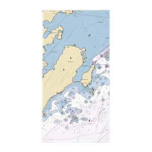 Eastern Yacht Club (Prides Crossing, MA) NOAA Chart Towel