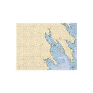 Marion Town Landing (Marion, MA) NOAA Chart Jigsaw Puzzle