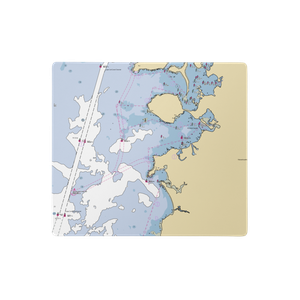 Wild Harbor Yacht Club (Cataumet, MA) NOAA Chart  Gaming Mouse Pad