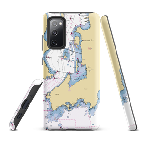 The Marina at Newport Harbor Island Resort (Newport, RI) NOAA Chart Samsung Phone Case