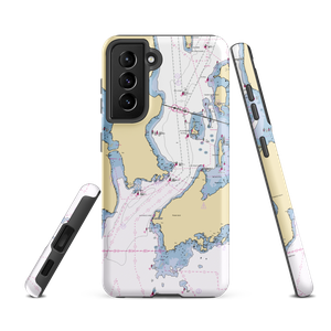 Clark Boat Yard & Marine Works (Jamestown, RI) NOAA Chart Samsung Phone Case