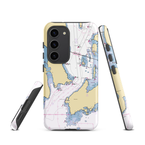 Clark Boat Yard & Marine Works (Jamestown, RI) NOAA Chart Samsung Phone Case