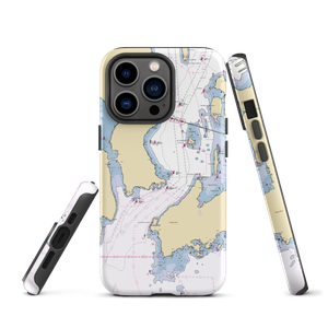 Clark Boat Yard & Marine Works (Jamestown, RI) NOAA Chart  Tough iPhone Case